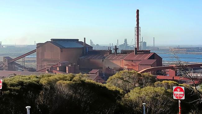 The Whyalla steelworks in Whyalla, South Australia, which will be transformed into a hub for making 