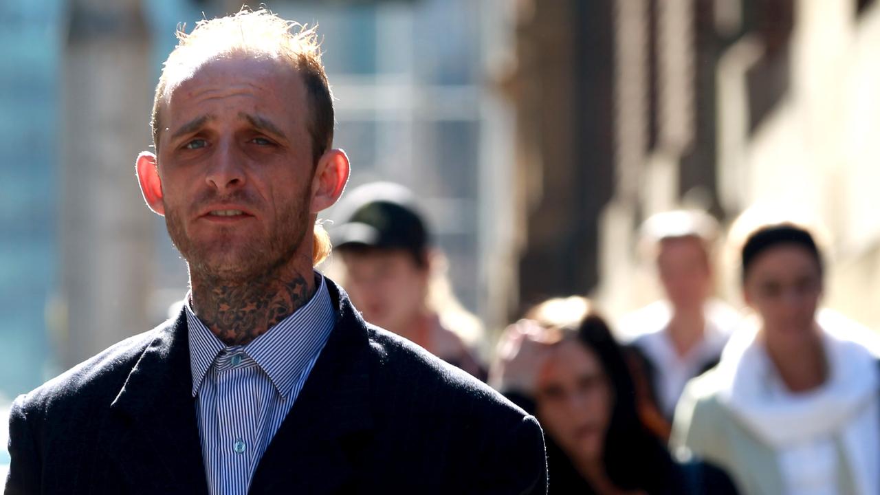Roberth Leuthwaite Jr outside the Supreme Court in Sydney during the trial for Guy Carroll, who was acquitted of his brother’s murder.