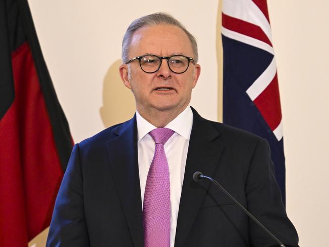 Anthony Albanese has revealed his new frontbench. Picture: NewsWire / Martin Ollman