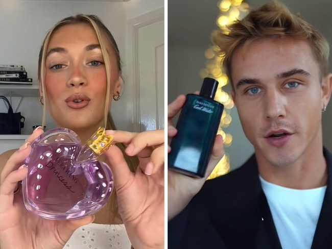 Stock up on your favourite fragrances for less. Picture: TikTok/@oliviajaggers, @hendrikgiesler