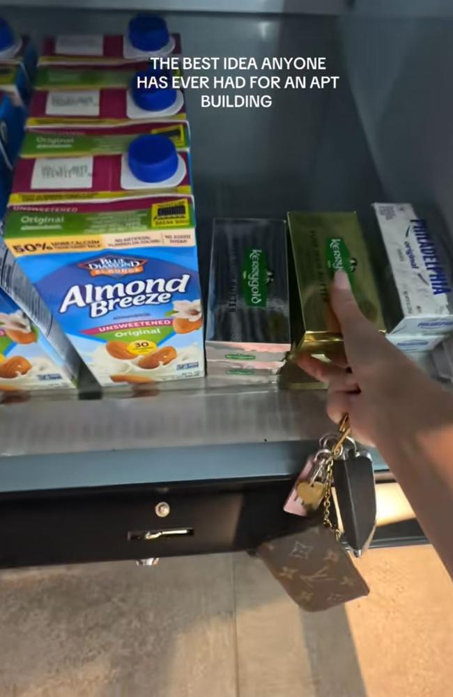 She went to the store after realising she didn’t have any butter or milk. Picture: TikTok/sydneyschiffer