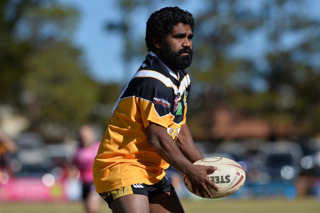 Wes Murray of Gatton against Highfields in TRL President's Cup reserve grade rugby league at Herb Steinohrt oval, Sunday, June 17, 2018. Picture: Kevin Farmer