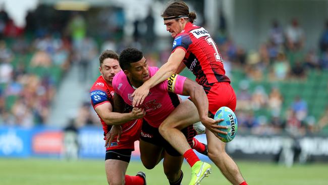 Viliame Kikau was nearly unstoppable in the nines format and looks set for another big year in 2020. Picture: Getty Images.