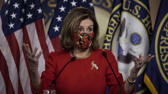 Nancy Pelosi has lambasted Republicans and vowed to call the House back on Monday. Picture: AFP