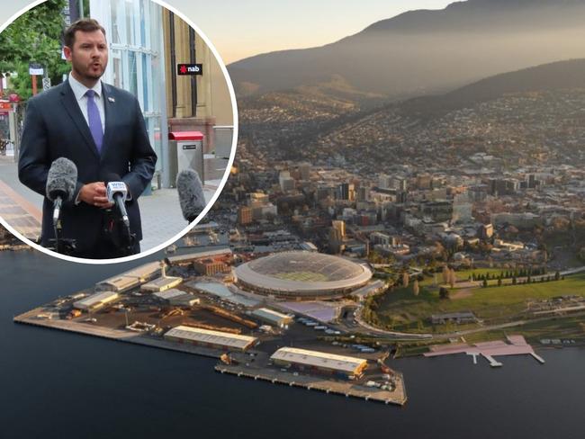 Hobart Stadium wooing investors Felix Ellis says.