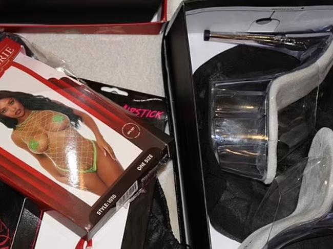 Lingerie was also discovered. Picture: US Department of Justice
