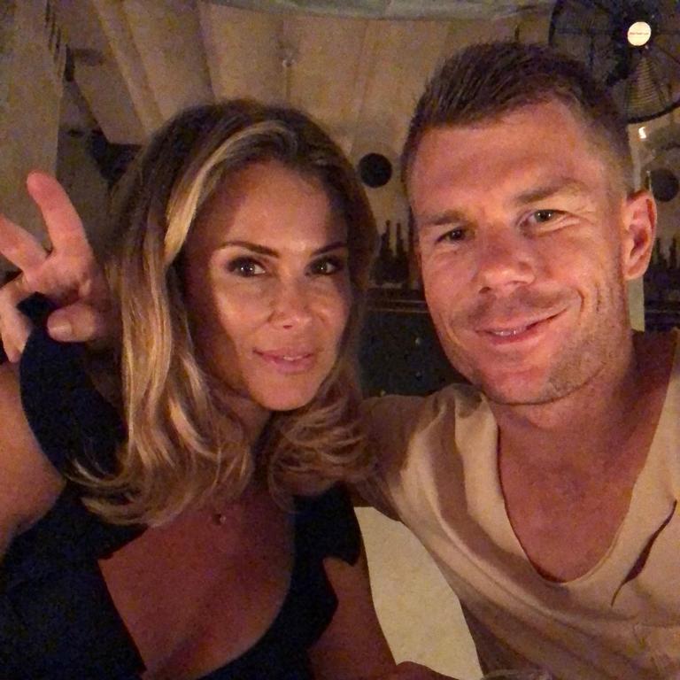 David Warner is fiercely protective of his wife.