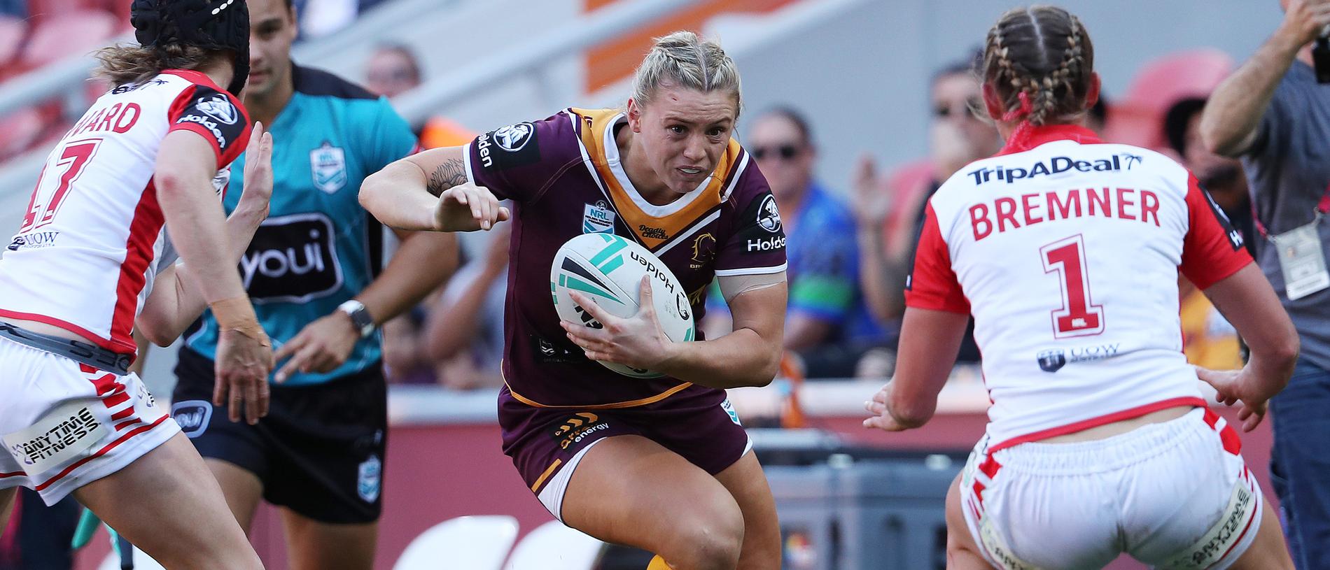 Brisbane Broncos rugby league flyer Julia Robinson talks ...