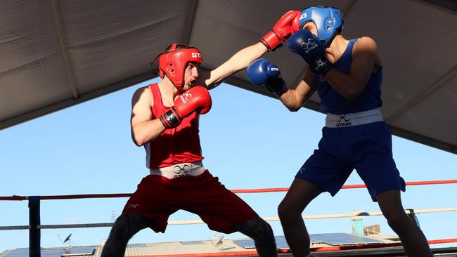 Hervey Bay tradies downed tools and donned boxing gloves for the inaugural Tradies Fight Night at the Hervey Bay Sports Club on Saturday, June 10. Photos by Georgia's photography.