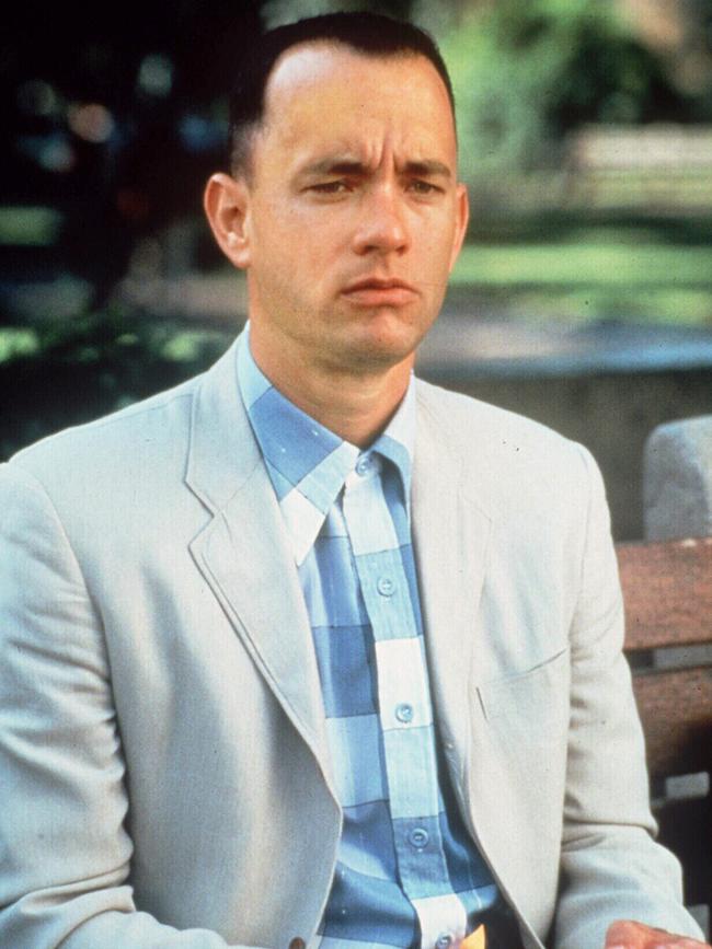 Hanks won an Oscar for Forrest Gump.