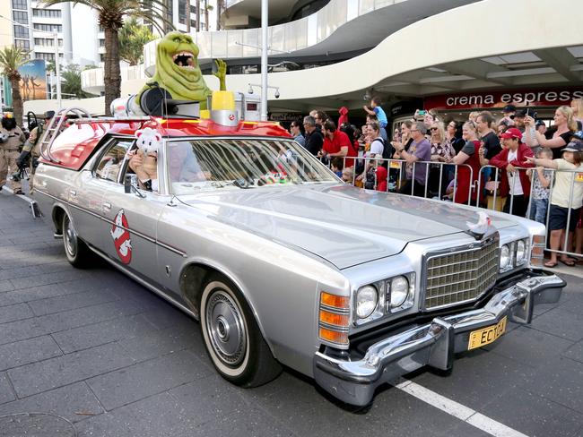 Pictured during the Superhero parade at Broadbeach as part of Supanova . Pic Mike Batterham