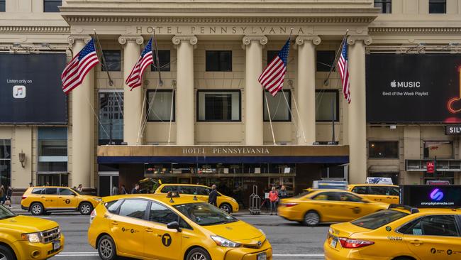 New York’s historic Hotel Pennsylvania today. Picture: iStock