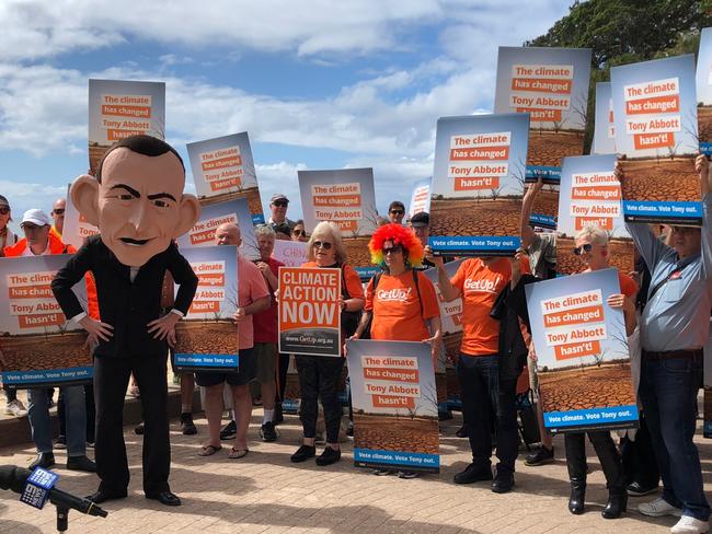 GetUp! ran a targeted campaign to boot Tony Abbott from the federal electorate of Warringah. Picture: Jim O'Rourke