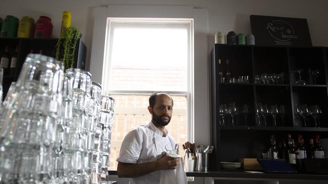 “I really want to make it happen, I don’t have any second options,” Sandip Silwal, owner of Rusco and Brusco said. Picture: Brett Hartwig