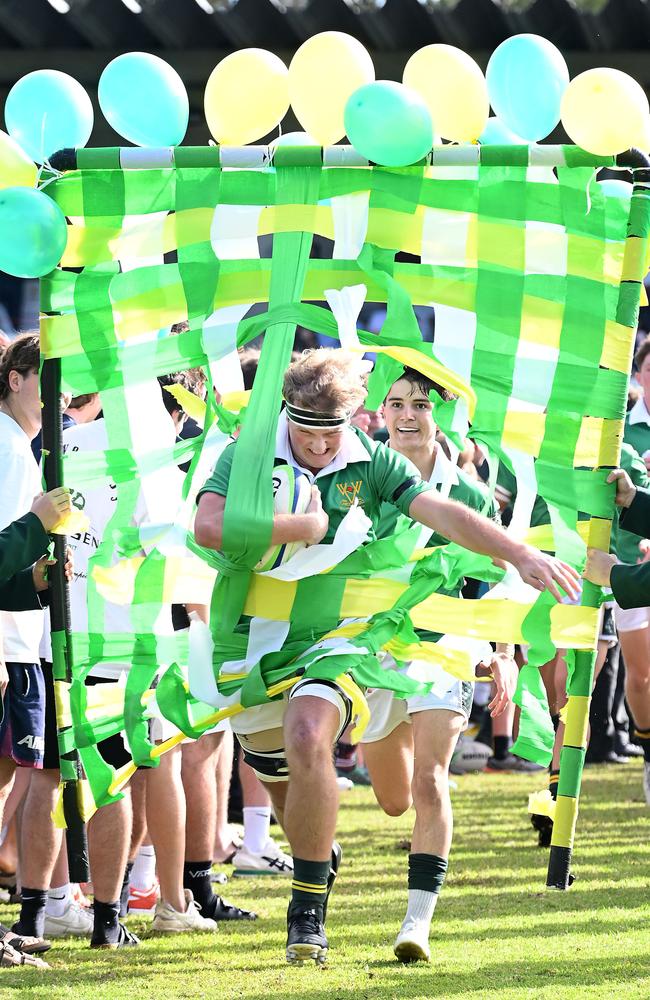 AIC First XV rugby union between Villanova College and Ashgrove. Saturday June 7, 2025. Picture, John Gass