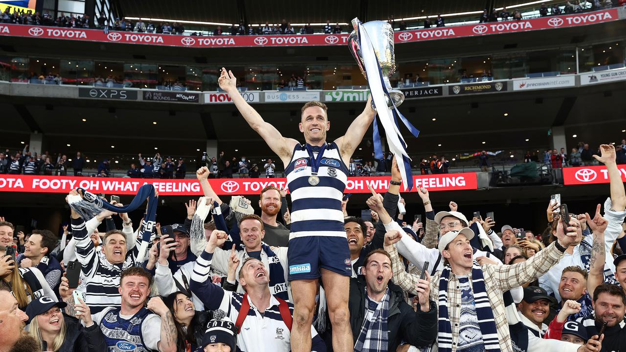 Geelong won the 2022 AFL premiership. Photo: Michael Klein