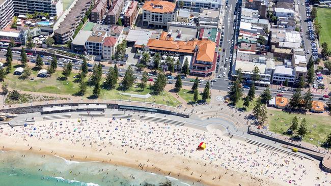 An aerial photograph of Coogee Bay Hotel, Coogee Bay. Picture: Supplied