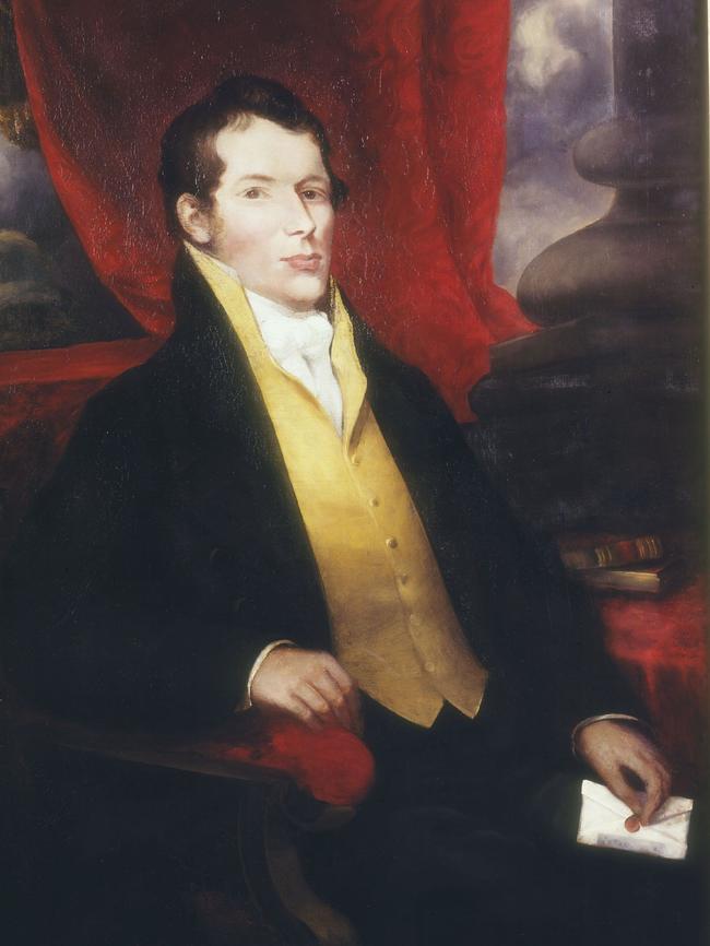 John Macarthur, 18th century NSW Corps officer and founder of Australian wool industry.