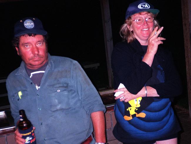 Katherine Knight with de facto husband John Price who was murdered in 2000.