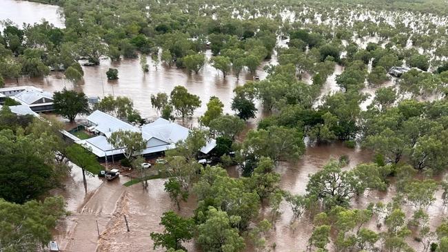 Flooding at Fitzroy Crossing. Picture: Facebook