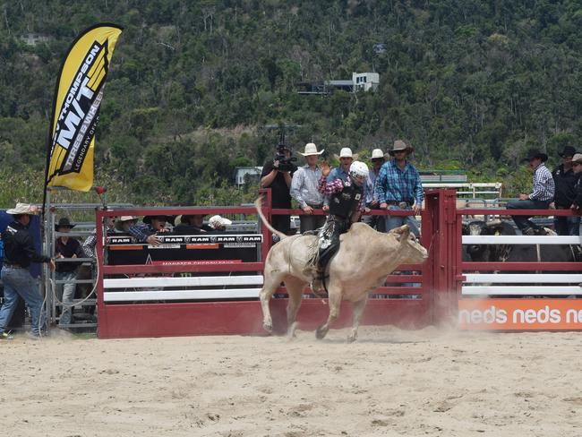 All the action at at the PBR Airlie Beach Invitational. Picture: Laura Thomas