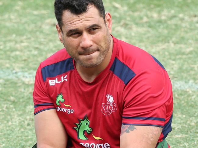 Reds player George Smith at training. Pic Jono Searle.