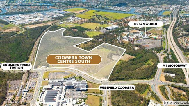 Coomera Town Centre South has hit the market. Picture: supplied.