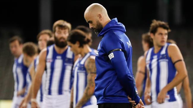 Shaw has stepped away from North Melbourne indefinitely due to personal reasons. Picture: Michael Willson/AFL Photos via Getty Images