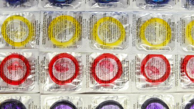 Coloured and flavoured condoms. Picture Brenton Edwards