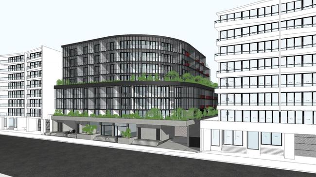 An artist impression of the proposed development at 571-573 Gardeners Rd.