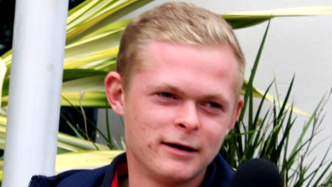 Riley Jae Thompson, 18, of Nerang outside Southport Courthouse on September 26, 2019. Picture: Luke Mortimer