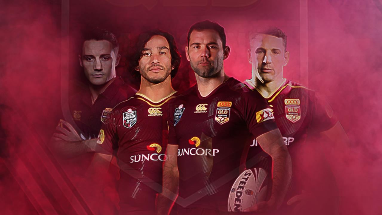 The end of Queensland's Big 4 — Cooper Cronk, Johnathan Thurston, Cameron Smith, Billy Slater.