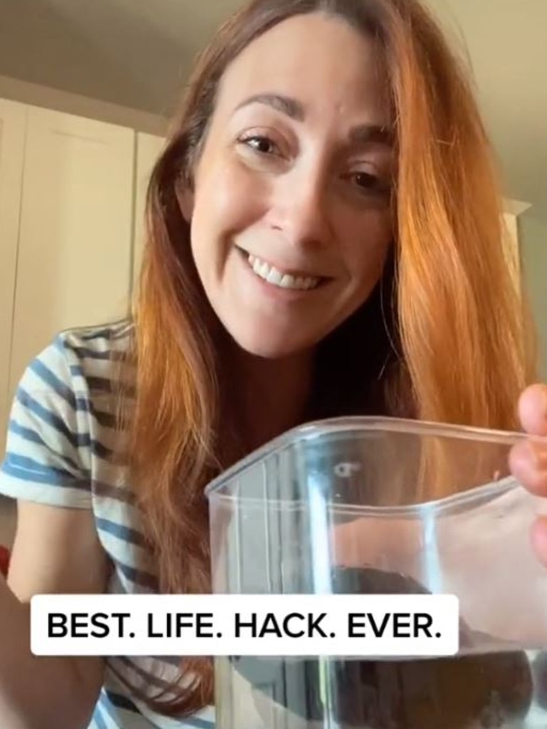 A TikTok video shows you only need water and a plastic container to save them. Picture: TikTok/@kmag1