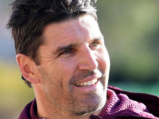 Manly-Warringah Sea Eagles coach Trent Barrett arrives to speak to media at Lottoland, in Sydney, Thursday, August 16, 2018. (AAP Image/Dan Himbrechts) NO ARCHIVING