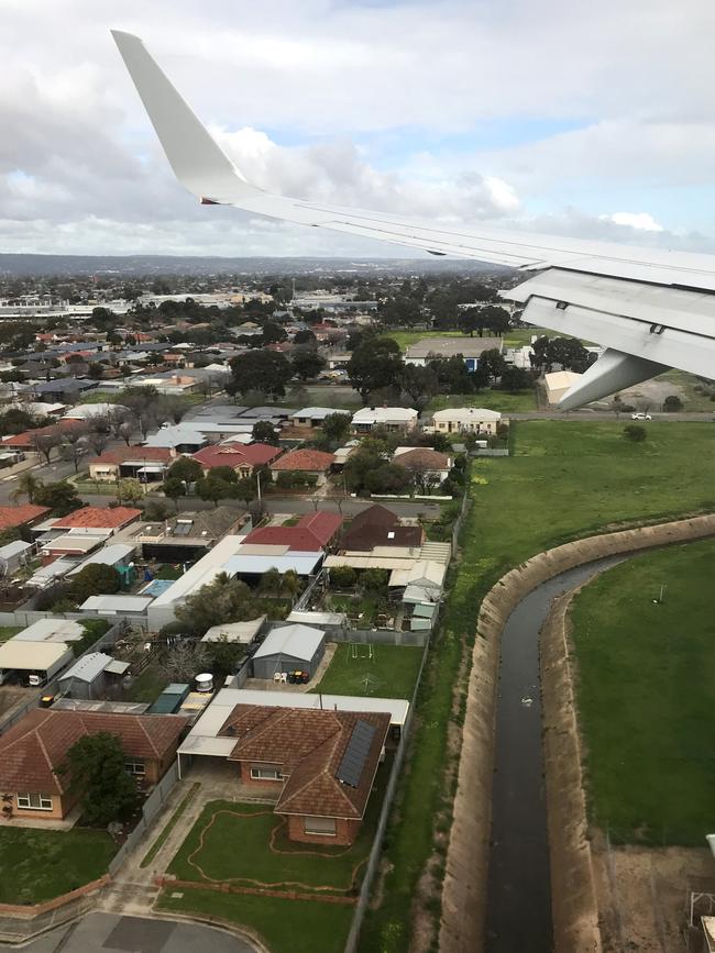 Residential areas along the western boundary of Adelaide Airport could be affected by the contamination. Picture: Cathy Davis