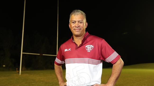 Nerang Bulls rugby union club coach John Maniapoto. Photo by Richard Gosling