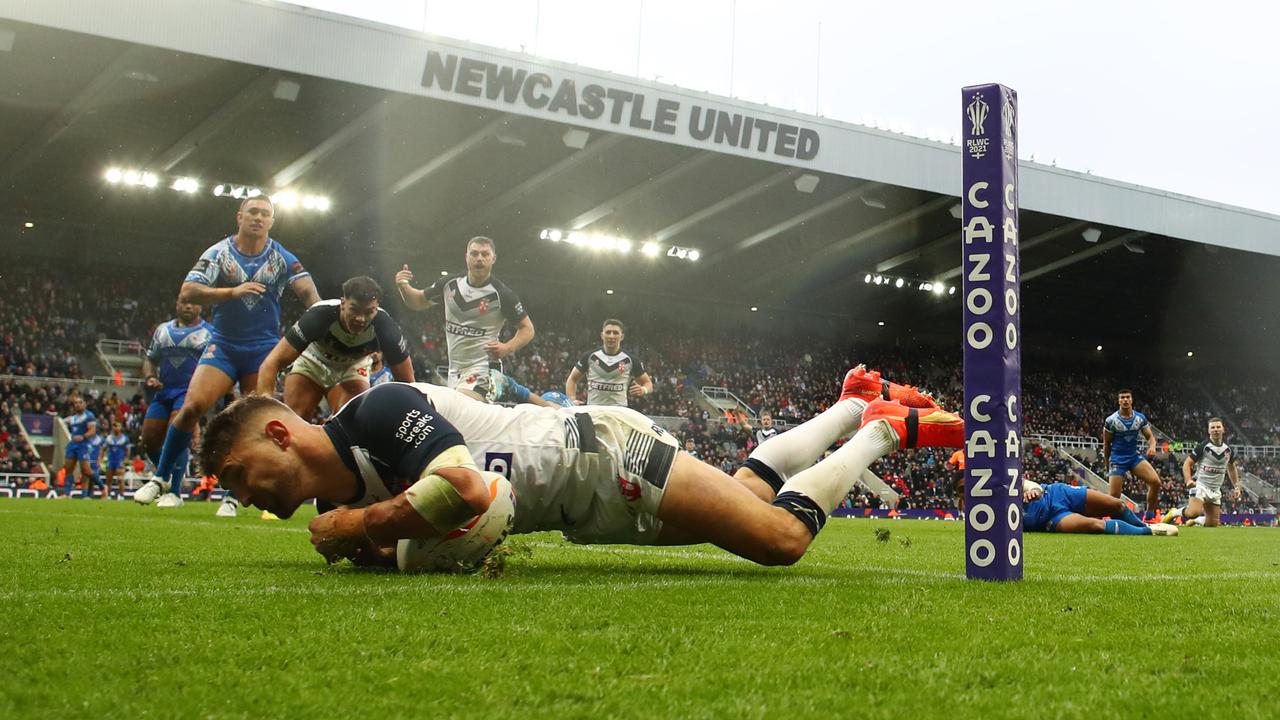 Tommy Makinson of England. Photo by Michael Steele/Getty Images