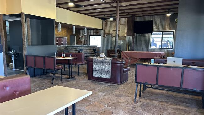 Inside Arltunga Bush Pub (formerly Arltunga Hotel), which will be reborn under the ownership of the Seymours. Picture: Supplied