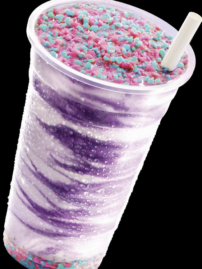 The new Hungry Jack's Space Shake available at the new Cairns North outlet. Picture: Supplied