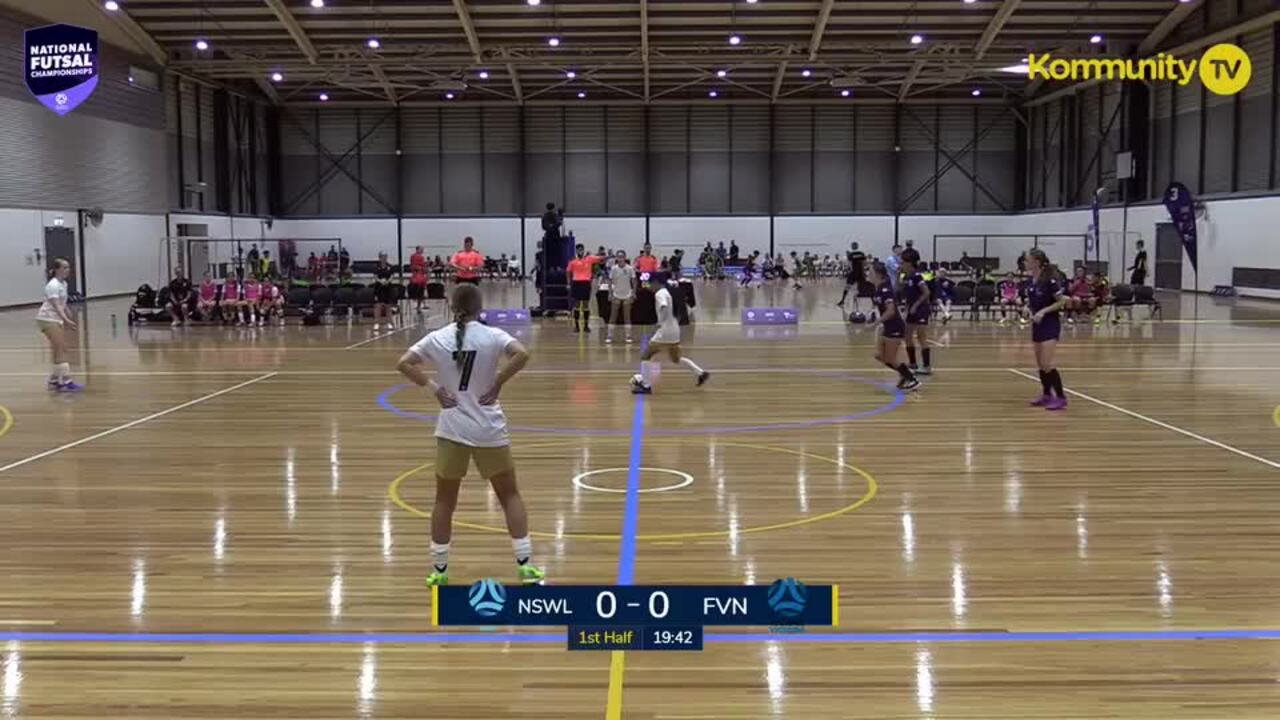 Replay: Football NSW Lightning v Football Victoria Navy (U13 Girls) - 2025 National Futsal Championships Day 2