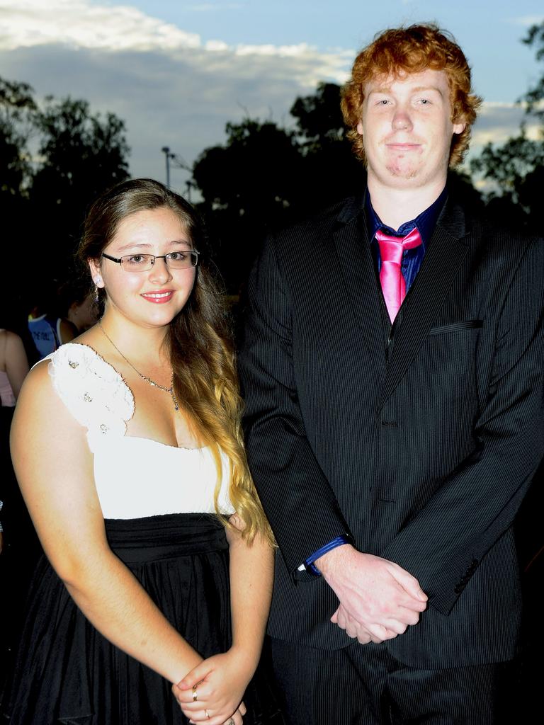 Maricella Gutierrez and Jason Henness at the 2013 St Philip’s College formal at the Alice Springs Convention Centre. Picture: NT NEWS