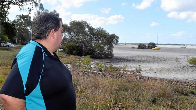 Cameron Henderson is hopeful Tin Can Bay will become home to a new splash park. Picture: Scott Kovacevic