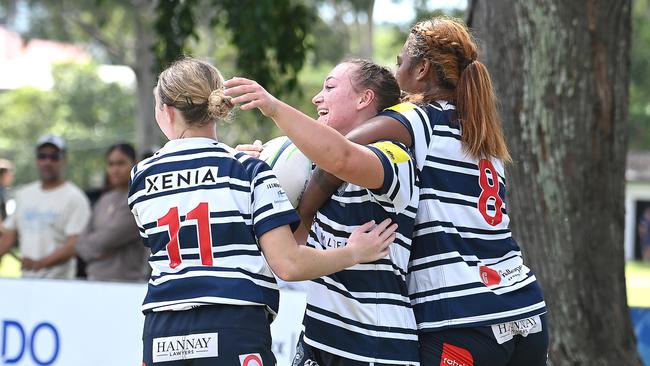 Women's club rugby between Brothers and Easts. Saturday April 13, 2024. Picture, John Gass