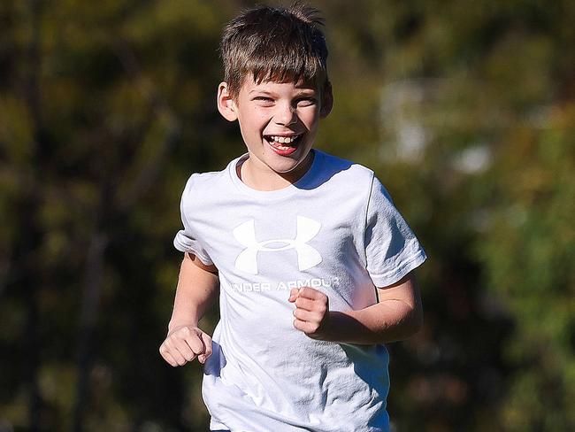 Run for Kids case study to promote event. Melanie GilluiesÃs son Aiden has a rare genetic condition (Barth Syndrome) and has been a regular patient at the RCH since he was born. Picture : Ian Currie