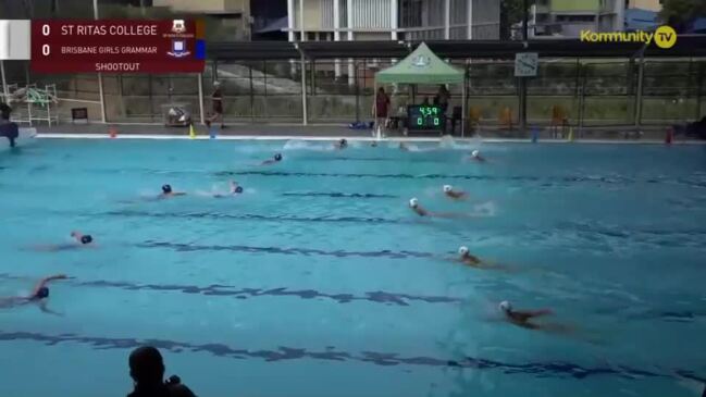 Replay: Water Polo Queensland All Schools Championships finals - St Rita’s v Brisbane Girls Grammar School (Girls Gold Medal)