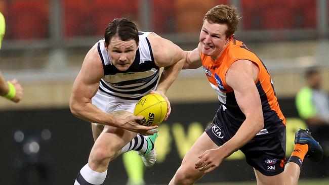 Geelong are big winners out of the revised AFL fixture. Picture: Phil Hillyard