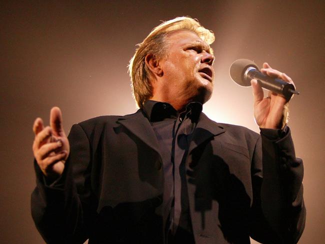 Australian singer John Farnham in a scene from the documentary film John Farnham: Finding the Voice.