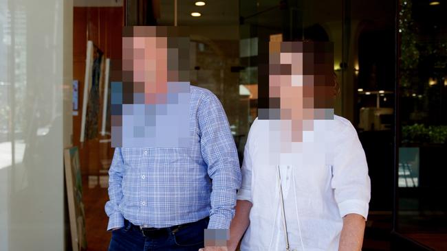 The recent inquest revealed no evidence against the woman identified by police as their main suspect, the child’s foster mother. Pictured is her and William’s foster father. Picture: NewsWire / Nikki Short