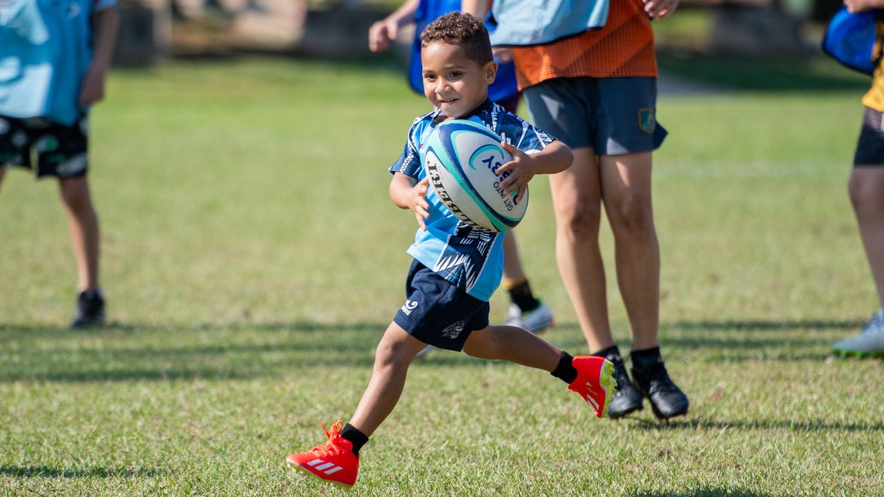 Waisale Radravu as the Australian 7s men's team train in Darwin ahead of the 2024 Paris Olympics. Picture: Pema Tamang Pakhrin