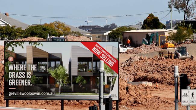 Greville, the Wooloowin development by Cedar Woods was shelved in August, with the developer blaming rising costs, labour shortages, significant rainfall events in Queensland and extended construction timelines. Picture David Clark